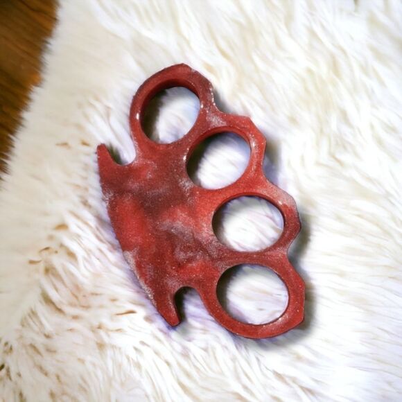 🖤Marble Brass Knuckles (Z103) - Picture 1 of 6